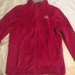 THE NORTHFACE Pink Osito Zip-Up Jacket Small